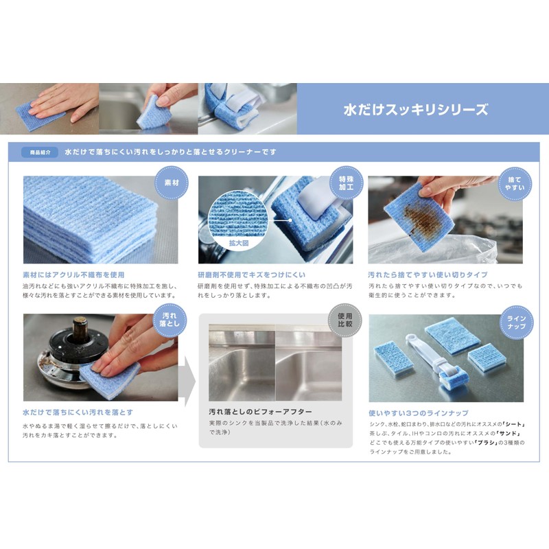 Aisen CA901 Kitchen Easy Refreshing Sheet for Kitchen, Removes Difficult