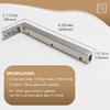 LukLoy Fixed Glass Shower Panel Glass to Wall Support Bar,