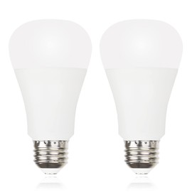 GREENIC Led Light Bulbs 100 Watt Equivalent, Standard E26 Led Bulb, Small A19 5000K Daylight Bulbs, 1600lm Bright Light Bulb,120V 15W Lightbulbs for Home, Indoor, Outdoor Lighting, 2 Pack