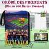 Double Layer Football Scrapbook with Zip & Carry Handle (400