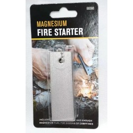 HFT Magnesium Fire Starter Flint and Striker Knife Camping Survival SHTF Prepping