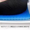 車用クッション ハニカムゲルクッション 通気性 滑り止め 伸縮性 腰痛を軽減 火気厳禁 蒸れない 車の運転に適しています ホーム