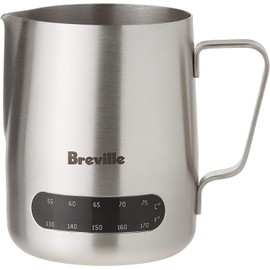 Breville BES003 the Temp Control Milk Jug with Temperature Indicator, SILVER, 16 oz