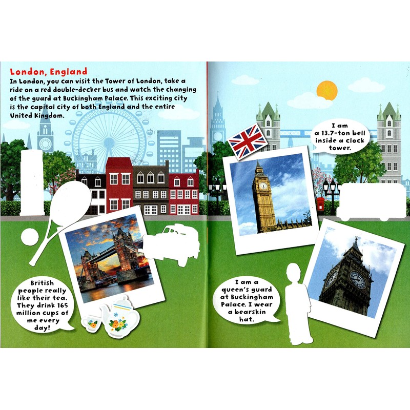 Greenbrier International Sticker Activity Book - Around The World -
