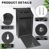 Metal Suggestion Box Donation Box with Slot Drop Box with