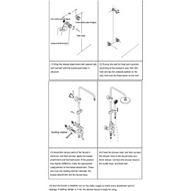 Antique Shower System with Flat Pivoting Shower Head and Swivelling Shower Arm for Wall Mounting Bathroom Shower Fitting Including 150 cm Shower Hose Made of Rustproof Stainless Steel Colour: Antique
