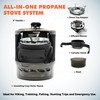 Flame King Pro-Boil All-in-One Camping and Backpacking Stove Cooking System,