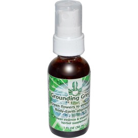Flower Essence Services Grounding Green Spray Herbal Supplements, 1 Ounce