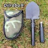 Dilraba® Multi-functional Shovel, Folding Scoop, Mini Compact Shovel, Alloy, Durable,