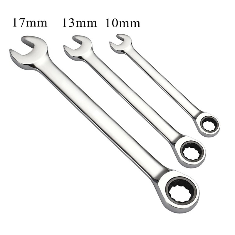POWERTOOL Ratchet Spanner Open End & Ring Spanner Double Flat