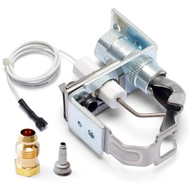 Q3451U1000 Pilot Burner Ignitor for Intermittent Pilot Application replacement for Intermittent Pilot Application for Raypak for Sterling,Honeywell Gas Furnace Pilot Burner Ignitor Assembl Q3451U1000