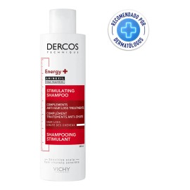 Vichy Dercos Shampoo Anticaída Energy+ Reduce la Caída del Cabello, Para Todo Tipo de Cuero Cabelludo 200 Ml