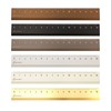 Kyoei Plastic KLR-15-SI Pole LR Aluminum Ruler 5.9 inches (15