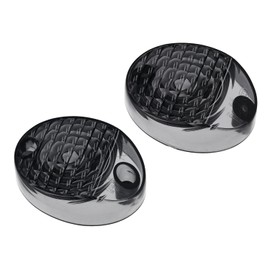 Set of Indicator Caps Right and Left, Smoke Grey, for Simson KR51/1 Schwalbe, KR51/2 Schwalbe, SR4-2 Star, SR4-3 Sperber, SR4-4 Habicht, MZ ES