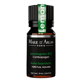 Aceite Esencial de Limón Marie d'Argan, 100% Natural, Orgánico, Vegano, 10 ml, Grado Terapéutico, Aromaterapia, Difusor, Humidificador, Meditación