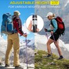 Collapsible Hiking Trekking Pole DecorSea Adjustable Walking Hiking Sticks Lightweight