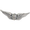 Army Basic Aviator Badge Silver Oxide Full Size