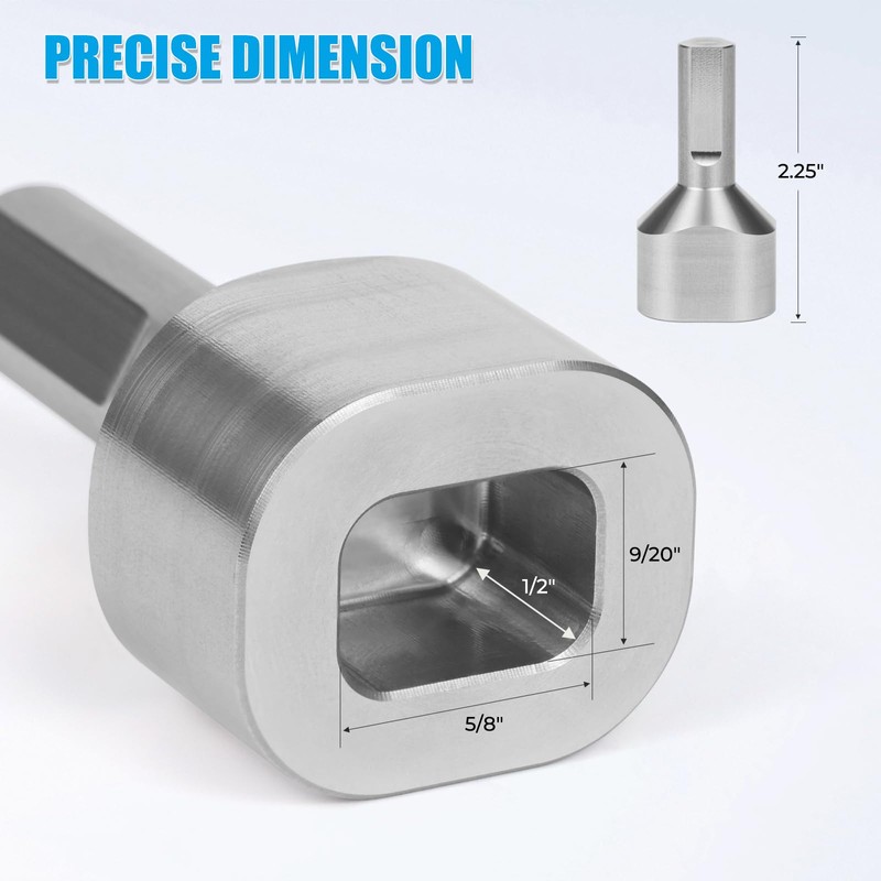 Atesilor 304 Stainless Steel Fish & Ice House Winch Adapter