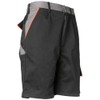Planam Size 4XL Men's Visline Shorts, Black, Orange, Zinc, Model