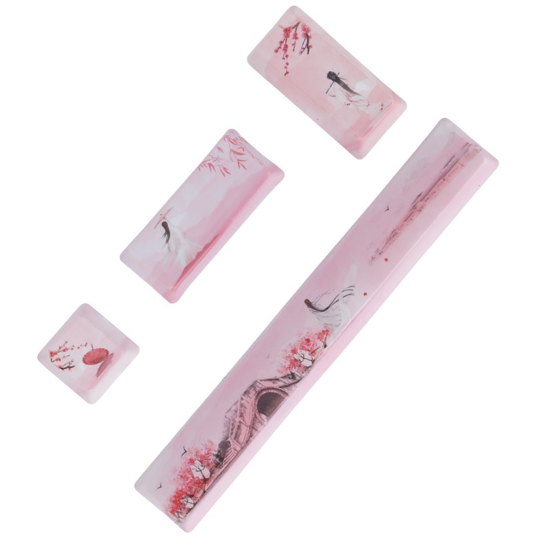 4Pcs Keycaps Space ESC Enter Numpad Enter High Durability Wear
