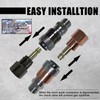 Upgraded Brass Oxy Acetylene Torch Quick Connect Fittings Sets,2PCS with