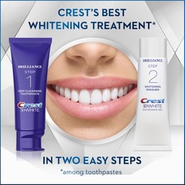Crest 3D White Brilliance Toothpaste and Whitening Gel System, 4.0oz and 2.3oz