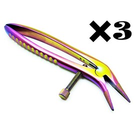 3× Dental Telescopic Pliers Diamond Coated 12cm Cone Holding Crown Pliers Orthodontics