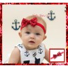 Needles Knots n Bows 3" Red Sequin Bow Headband, Valentine's,
