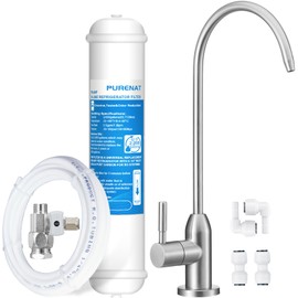 Under Sink Water Filter - Water Filter with Faucet for Home Bar and Bathroom,Highly Effective Reduces Chlorine,Bad Taste&Odor,Good Choice for a Countertop Ice Maker,Coffee Maker and Skin Care