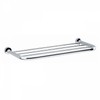 Bathroom Towel Rack 1 Tier Chrome Round A
