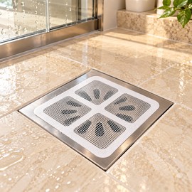 50 PCS Disposable Shower Drain Hair Catcher Mesh Shower Drain Covers Floor Sink Strainer Filter Hair Stopper For Bathroom Kitchen