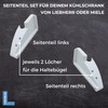 Lichtblau Side Panel Set Bottle Compartment Holder 7433698 + 7436004,
