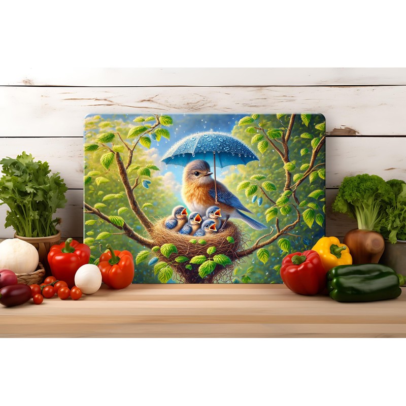 Noble & Page - Tempered Glass Cutting Board - 285x200mm