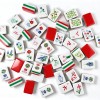 , Custom 4-Layer American Mahjong Set, Engraved & Painted Tiles,