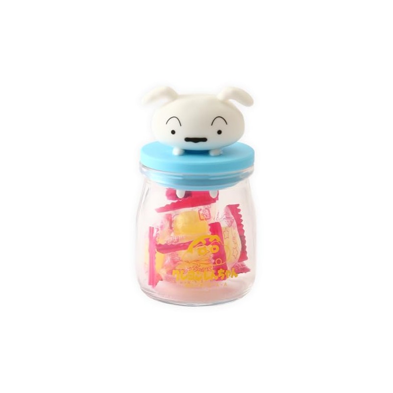 Thomas Toys Crayon Shin-chan Candy Bottle, 6 Count of Shiro