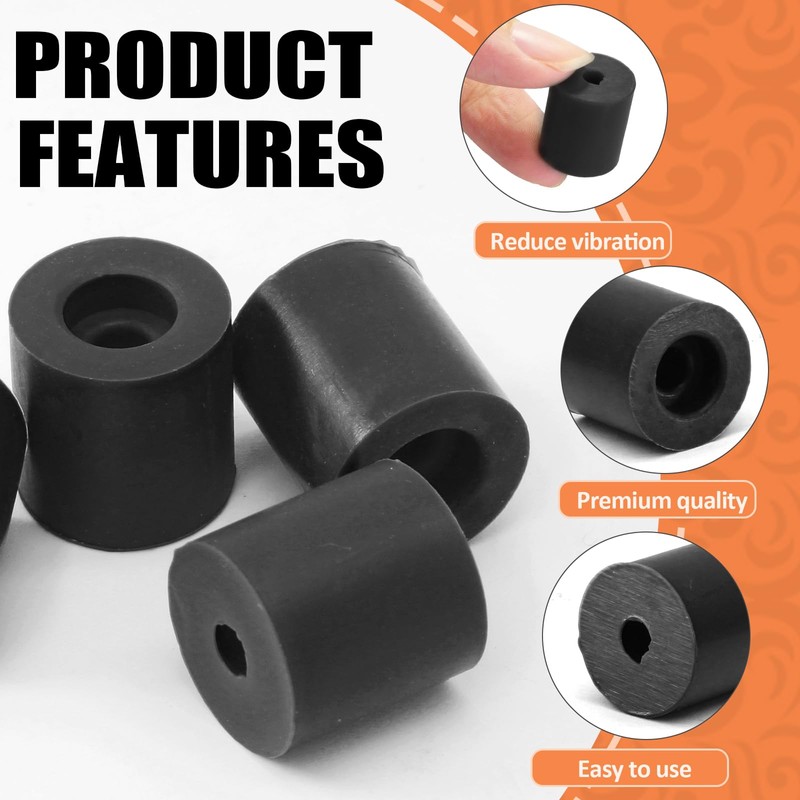 Litoexpe 12 Pcs 3D Printer Silicone Solid Bed Mounts, 3D