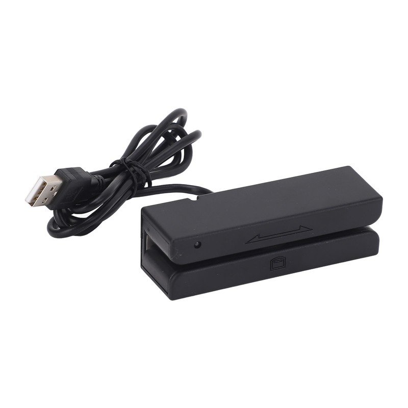 3 Track Magnetic Stripe Card Reader Bidirectional Manual USB Card