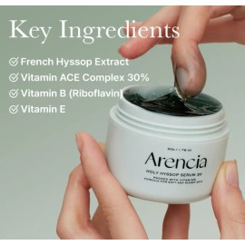Arencia Holy Hyssop Serum Contiene 50g Beauty Momento Aplicación Día Noche Tipo Piel Todo