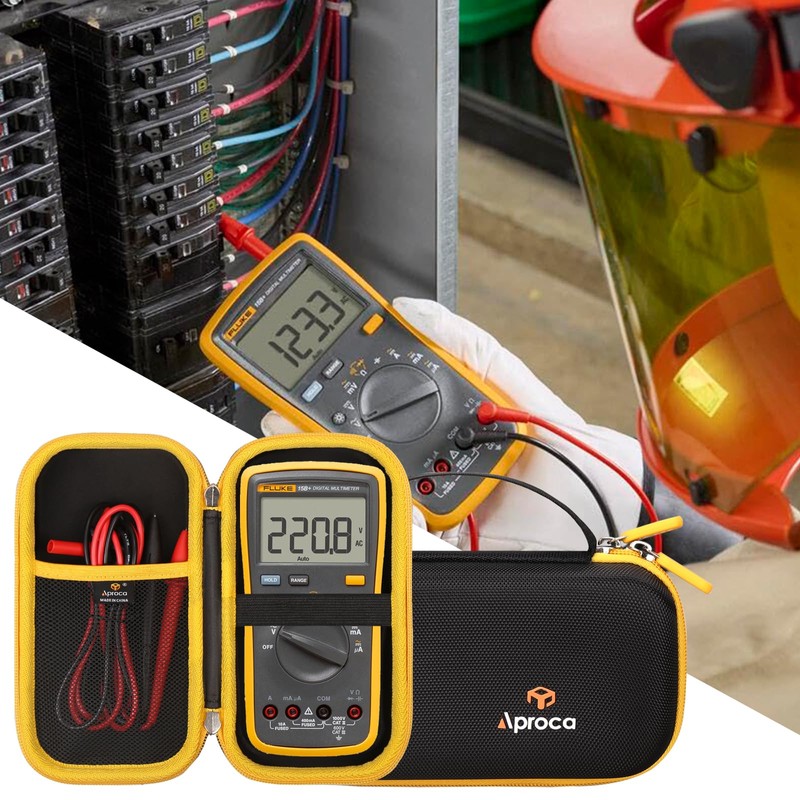 Aproca Case Compatible with Fluke 15B+ 17B+ Digital Multimeter, Portable