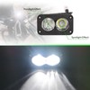 motoparty Headlight Kit for Sur-Ron Segway X260, Clear White 6000-6500K