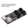 USB3.2 GEN1 Adapter Card 5Gbps Transmission Stable Widely Compatible 19PIN