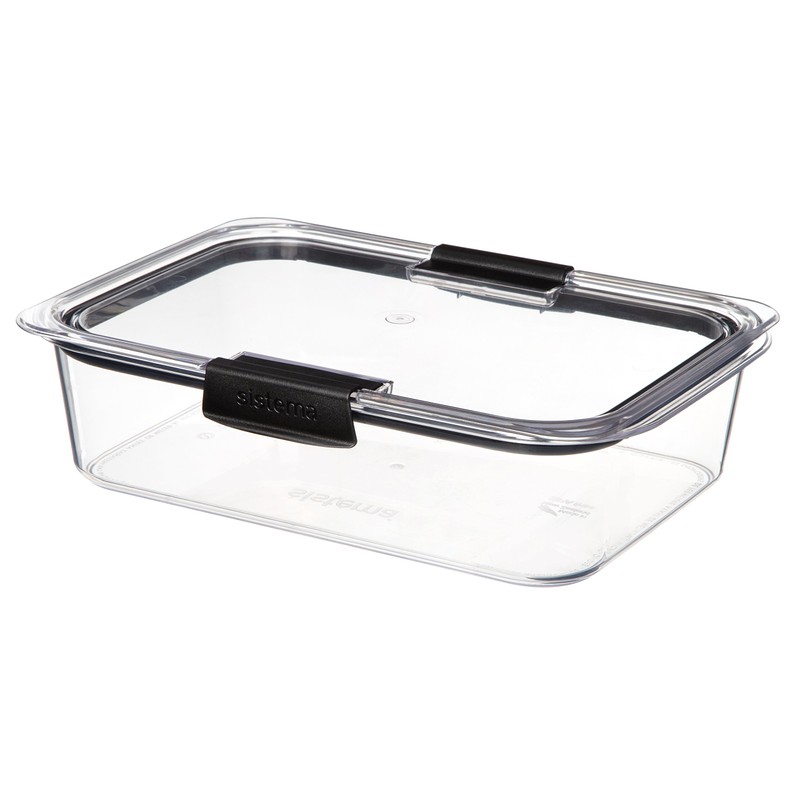 Sistema Brilliance Food Storage Container, 2 Litre, Leakproof Tritan Stackable
