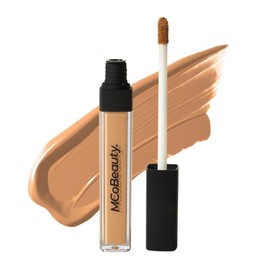 MCoBeauty Brighten and Perfect Cream Concealer 2.5 Light Natural - Under Eye Concealer Dark Circles Color Corrector for Women - Hydrating Medium Coverage, Vitamin E Hyaluronic Acid Aloe Vera