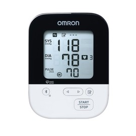 OMRON Baumanómetro digital de brazo 7156T con Bluetooth y brazalete Intelli Wrap                                                                      