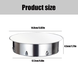 DBALL Chimney Hole Cover Stove Pipe Cover 125 mm Chimney Cover Stainless Steel Stove Pipe Closure for 125 mm All-Round Stove Pipes Pipe Fireproof Stainless Steel Pipe Cover