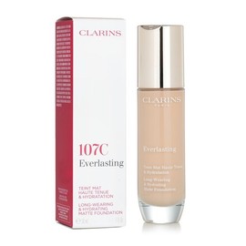 Clarins Everlasting Long Wearing & Hydrating Matte Foundation - # 107C Beige 30ml/1oz / 클라랑스 클라랑스 에버라스팅 롱 웨어링 & 하이드레이팅 매트 파운데이션 - # 107C 베이지 30ml/1oz