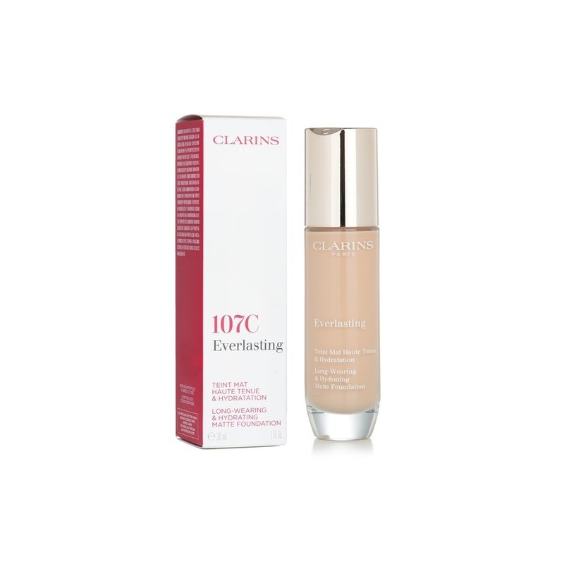 Clarins Everlasting Long Wearing & Hydrating Matte Foundation - #