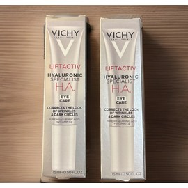 Vichy Liftactiv H.A. Anti-Wrinkle Firming Eye Cream 15 ml EXP 03/2028 Lot of 2!
