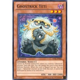 YU-GI-OH! - Ghostrick Yeti (LVAL-EN082) - Legacy of The Valiant - Unlimited Edition - Common