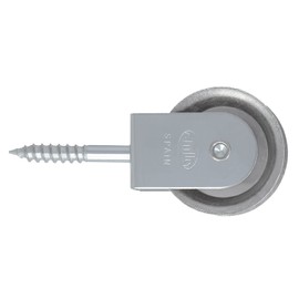 Amig - Steel Pulley for Clothes Airer, Practical Pulley for Courtyard and Balcony, Durable and Space-saving, Steel, 40 mm, Metal